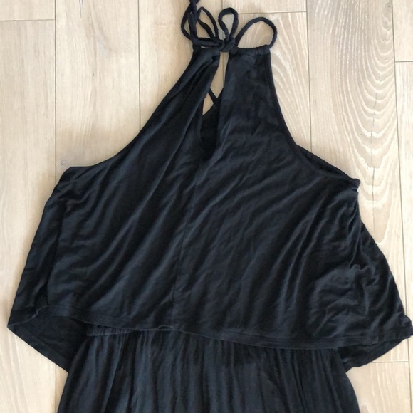 New York & Company Black Strappy Jumpsuit - Picture 3 of 7